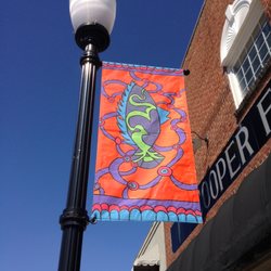 Cultural Arts District - Banners painted at Bob Doster's Backstreet Studio www.bobdoster.comdd a caption