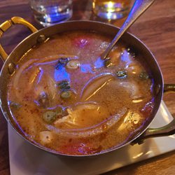 New Thailand Cuisine - Tom yum soup with chicken