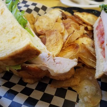 Polly's Pies - Turkey sandwich and chips - American Near Me - Norco, California