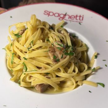 Spaghetti - Alfredo with mushrooms - Italian Near Me - Rome, RM Spaghetti - Alfredo with mushrooms - Italian Near Me - Rome, RM