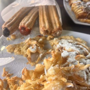 Fiesta Bites - Churros stuffed w/ chocolate, strawberry, & caramel - Desserts Near Me - Louisville, Kentucky