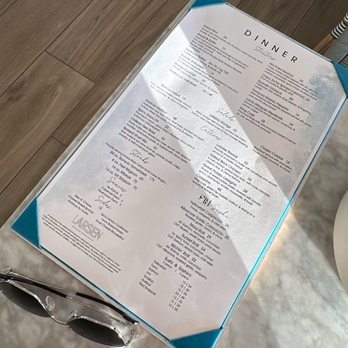 Larsen - [DINNER MENU] - Cocktail Bars Near Me - Laguna Beach, California