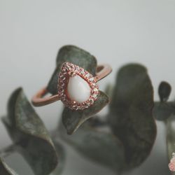Milk Made Memories - Rose Gold Plated Drop Of Love Halo