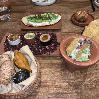 Tzuco - Bread and spreads Guac Avo flatbread - Mexican Near Me - Chicago, Illinois Tzuco - Bread and spreads Guac Avo flatbread - Mexican Near Me - Chicago, Illinois