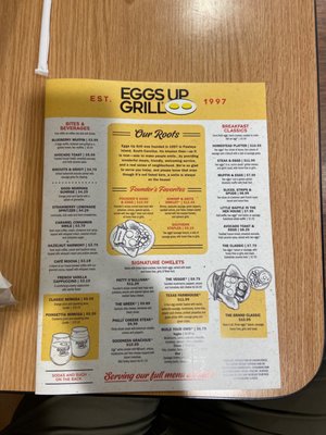 Menu photo 6 Eggs Up Grill Irmo, SC Menu photo 6 Eggs Up Grill Irmo, SC