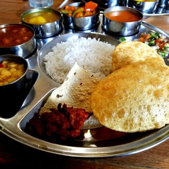 Vatica Indian Cuisine - Vegan Thali - amazing! - Indian Near Me - Marietta, Georgia Vatica Indian Cuisine - Vegan Thali - amazing! - Indian Near Me - Marietta, Georgia