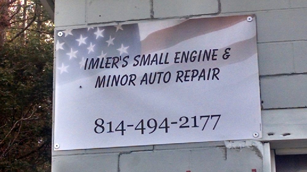 IMLER’S SMALL ENGINE & MINOR AUTO REPAIR Updated June 2024 Bedford