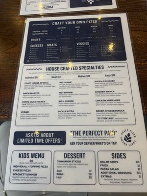 Menu photo 1 Craft House Pizza Louisville, KY Menu photo 1 Craft House Pizza Louisville, KY