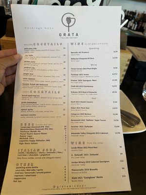 Menu photo 6 GRATA Italian Eatery Windsor, CA Menu photo 6 GRATA Italian Eatery Windsor, CA