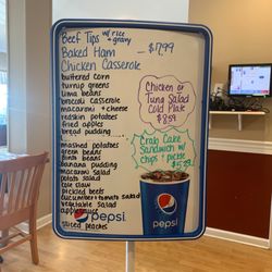 Ruth's Place - Lunch specials.