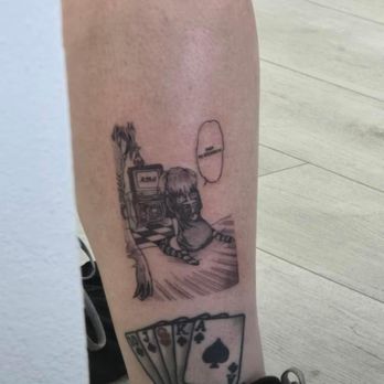 Pain Killers Art Studio - Latest tattoo right after tattoo (more than week later now, healing great) - Tattoo Near Me Pain Killers Art Studio - Latest tattoo right after tattoo (more than week later now, healing great) - Tattoo Near Me