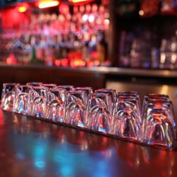 Jack's LST - No plastic here, tried and true glassware as it should be.