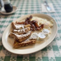 Joe's Cafe - French toast eggs over easy bacon