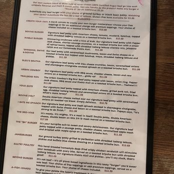 Bovine Burgers - Menu - Burgers Near Me - Jamesburg, New Jersey Bovine Burgers - Menu - Burgers Near Me - Jamesburg, New Jersey