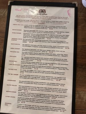Menu photo 1 Bovine Burgers Jamesburg, NJ Menu photo 1 Bovine Burgers Jamesburg, NJ