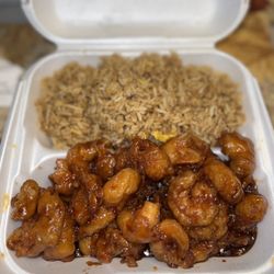 Mandarin - Tiny Spicy Shrimp + Fried Rice