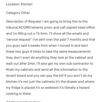 Mimico Estates - My service request after 7 months of waiting - Apartments Near Me - Toronto, Ontario Mimico Estates - My service request after 7 months of waiting - Apartments Near Me - Toronto, Ontario