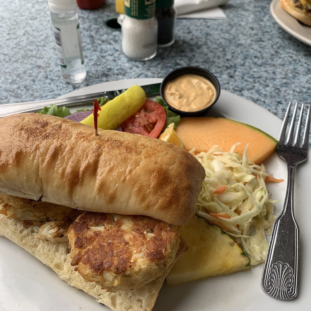 Keylime Bistro - Crabcake sandwich - Seafood Near Me - Captiva, Florida