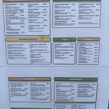 Amai Tea & Cafe - Menu - Coffee & Tea Near Me - Torrance, California Amai Tea & Cafe - Menu - Coffee & Tea Near Me - Torrance, California
