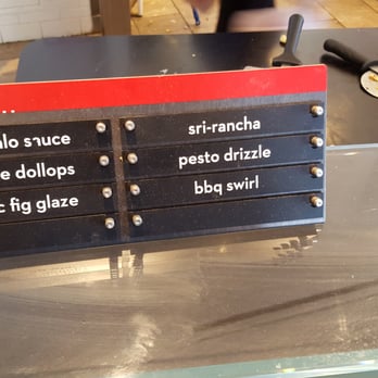 MOD Pizza - Sauces for post-oven things - Pizza Near Me - Morgan Hill, California