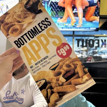 Buffalo Wild Wings - Bottomless Apps deal! Our kids were loving the fried pickles and mozzarella sticks! - Chicken Wings Near Me - Glen Allen, Virginia Buffalo Wild Wings - Bottomless Apps deal! Our kids were loving the fried pickles and mozzarella sticks! - Chicken Wings Near Me - Glen Allen, Virginia