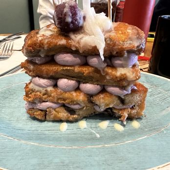 Truffles N Bacon Cafe - Ube French Toast - New American Near Me - Las Vegas, Nevada Truffles N Bacon Cafe - Ube French Toast - New American Near Me - Las Vegas, Nevada