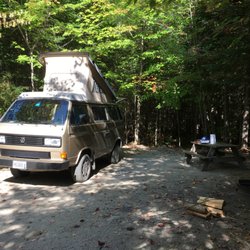 Maine Campers - All set up for the evening.