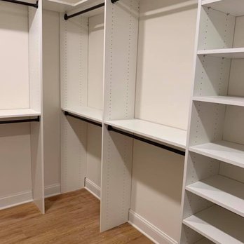 Precision Closets & Garage - Custom Walk-In Closet in white - Cabinetry Near Me - American Fork, Utah