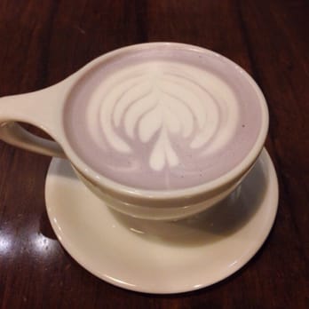 Cafe LaTTea - Taro Latte $4.35 - Cafes Near Me - Cupertino, California