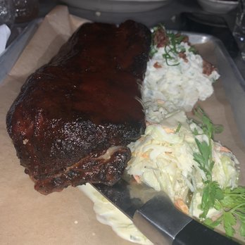 Jacob's Pickles - Ribs with potato salad - Comfort Food Near Me - New York, New York Jacob's Pickles - Ribs with potato salad - Comfort Food Near Me - New York, New York