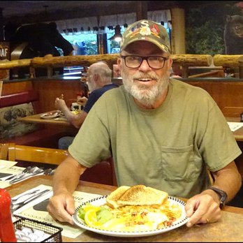 Black Bear Diner Auburn - Thanks, Rudi, for snapping my photo, as I get ready to enjoy a "Ham and Cheese Omelette," from the "Little Less" section of the menu. - Diners Near Me - Auburn, California Black Bear Diner Auburn - Thanks, Rudi, for snapping my photo, as I get ready to enjoy a "Ham and Cheese Omelette," from the "Little Less" section of the menu. - Diners Near Me - Auburn, California