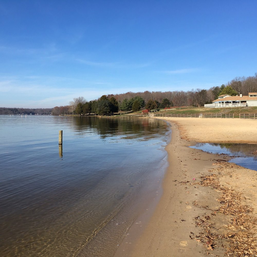 Beach at Lake Ann - crystal clear water