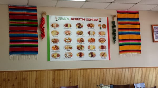 Menu photo 8 Juan's Burrito Express Fort Worth, TX