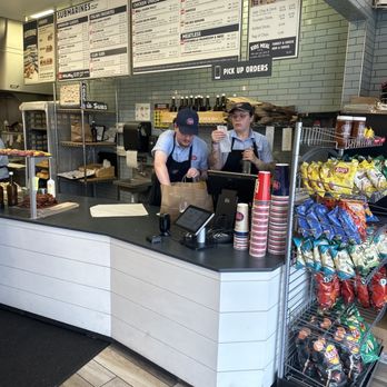 Jersey Mike's Subs - Employees of the Month. They are both so professional. A+ - Sandwiches Near Me - Greenwich, Connecticut