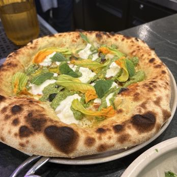 Pizzeria Sophia - Squash blossom pizza. - Pizza Near Me - Banff, Alberta Pizzeria Sophia - Squash blossom pizza. - Pizza Near Me - Banff, Alberta