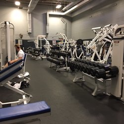 MacLaughlin Fitness Center - Corner shot of the main lifting area
