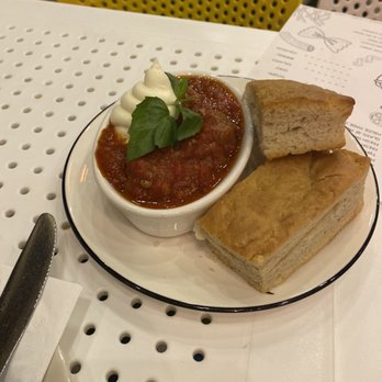 Pasta Louise Cafe - The incredible Meatball w/ whipped ricotta appetizer! So good it's difficult to share - Italian Near Me - Brooklyn, New York Pasta Louise Cafe - The incredible Meatball w/ whipped ricotta appetizer! So good it's difficult to share - Italian Near Me - Brooklyn, New York