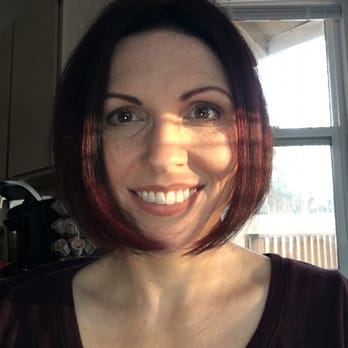 Fab U Look - Love my new color! The Chrome color Helen uses makes the light pick up not just the red but the violet and passion fruit and raisin colors! - Hair Salons Near Me - Port Orchard, Washington