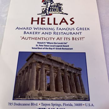 Hellas Restaurant - Bakeries Near Me - Tarpon Springs, Florida Hellas Restaurant - Bakeries Near Me - Tarpon Springs, Florida