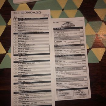 Condado Tacos - The menus - Tacos Near Me - Royal Oak, Michigan