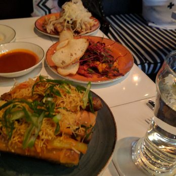 Kampaï Garden - Top dish: fried chicken. Middle: special of the day: beef tartare. Bottom: kampai hotdog - Beer Bar Near Me - Montreal, Quebec