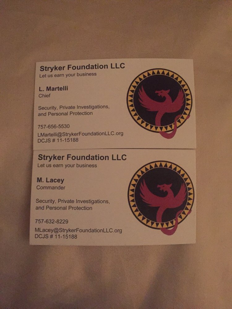 STRYKER FOUNDATION Updated August 2024 5541 Parliament Dr, Virginia