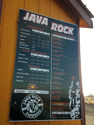 Menu photo 6 Java Rock Espresso Madras, OR