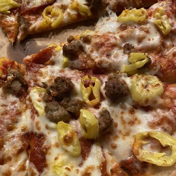 Mad Mushroom - Meatball, deli pepperoni, and banana pepper pizza - Pizza Near Me - Lexington, Kentucky Mad Mushroom - Meatball, deli pepperoni, and banana pepper pizza - Pizza Near Me - Lexington, Kentucky