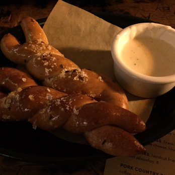 Triple rock - Pretzels (the larger size) with fondue - Burgers Near Me - Berkeley, California Triple rock - Pretzels (the larger size) with fondue - Burgers Near Me - Berkeley, California