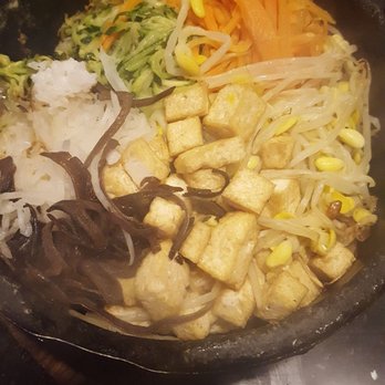 Gogi Time - Vegan Tofu Dol Sot Bibimbab without egg - Korean Near Me - Oakland, California