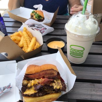 Shake Shack Cherry Hill - Double smoke burger cherry blossom shake - Ice Cream & Frozen Yogurt Near Me - Cherry Hill, New Jersey Shake Shack Cherry Hill - Double smoke burger cherry blossom shake - Ice Cream & Frozen Yogurt Near Me - Cherry Hill, New Jersey