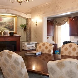 Glenville Funeral Home - Comfortable, warm office.