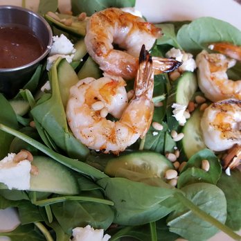 The Family Table - Spinach salad with shrimp. Fresh! - New American Near Me - Jeffersonville, Vermont The Family Table - Spinach salad with shrimp. Fresh! - New American Near Me - Jeffersonville, Vermont