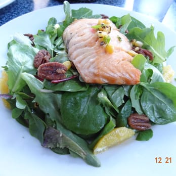 Cafe Orleans - "Cresent City" Salad with Salmon 12.21.11 - Cajun/Creole Near Me - Anaheim, California Cafe Orleans - "Cresent City" Salad with Salmon 12.21.11 - Cajun/Creole Near Me - Anaheim, California